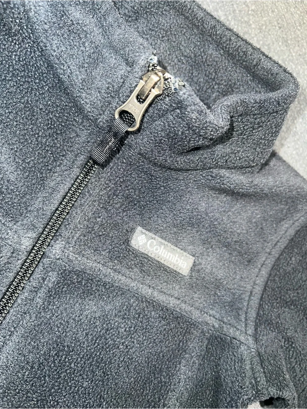 Columbia Kids Black Full-Zip Puffer Fleece Jacket